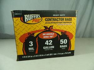 New Large Box of Heavy Duty Contractor Bags