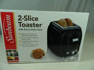 New Sunbeam 2 Slice Toaster