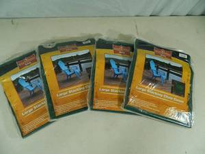 4 New Large Stacking Chair Covers