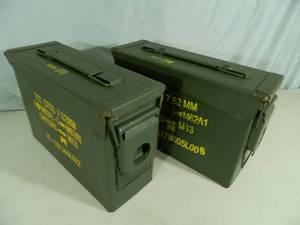 Pair of 30 Cal. US Military Ammo Cans