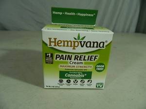 New Hempvana Pain Relief Cream