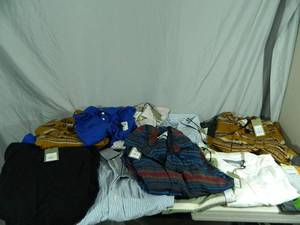 Large Lot of New Mens Clothing