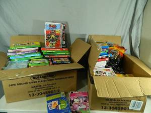 2 Large Boxes FULL of New Valentines Candy, Cards, Eggs, and More