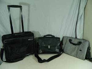 3 Laptop Bags including Tumi