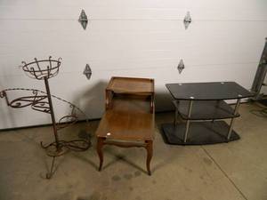 Metal Plant Stand, Side Tables