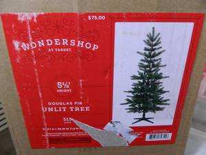 New Christmas Tree and Assorted Christmas Decorations