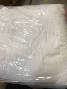 Luxury Royal Baffled Medium Warmth White King Goose Down Comforter, C2T4-K-WHITE, NEW
