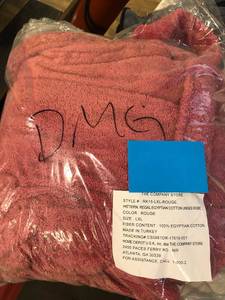 Egyptian Cotton LargeExtra Large Rouge Bath Robe, RK15-LXL-ROUGE, NEW