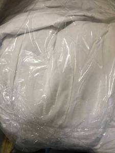 Organic Extra Warmth White King Down Comforter, C2V8-K-WHITE, NEW