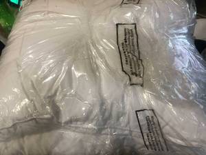 Down-Free Pillow 2-Pack White - Standard  Down Alternative Pillows, PO57-STD-WHITE, NEW