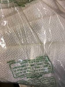 Pawling White Solid Cotton King Matelasse Coverlet, 50532Q-K-WHITE, NEW