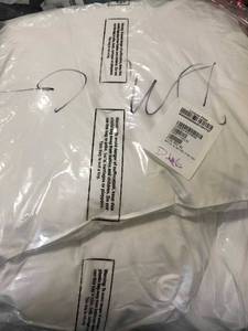 TCS Down-Free Alternative Baffled Square 4 in. Twin Softbed Mattress Topper, FA20-T-WHITE, NEW
