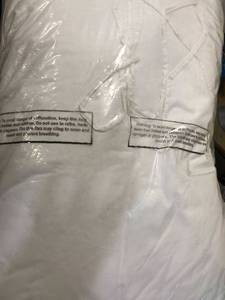 LaCrosse LoftAIRE Hypoallergenic Medium Down Alternative Queen Pillow, PP77-Q-WHITE, NEW