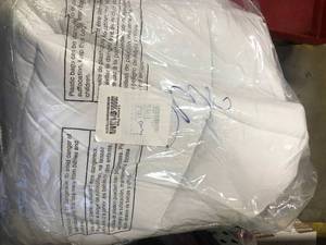 CoolMAX Mattress Pad White Size King, MB35-K-WHITE, NEW