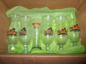 lot 1 image: Set of 6 Hard Rock Cup...