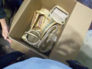 lot 30 image: Box of Wicker baskets...