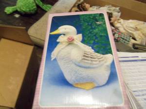 lot 43 image: Porcelain Duck and goose...