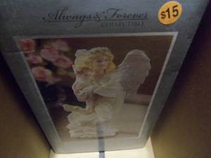 lot 46 image: 2pcs. Angela Music Box and porcelai...