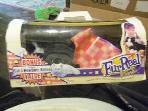 lot 48 image: Fur Real Friends Cat and Kitten toy...