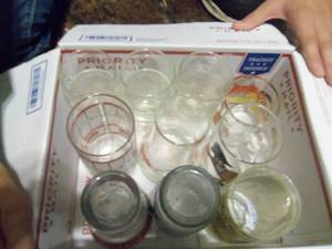 lot 53 image: Coke glasses, 7up,sears, 1977 Capta...