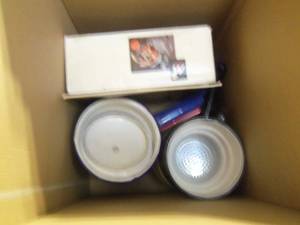 lot 102 image: Enamel double boiler, 3qt Sauce pan...
