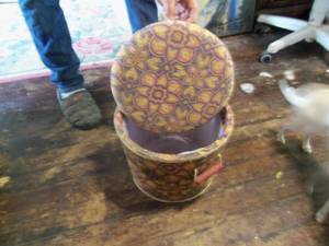lot 222 image: Garden Stool...