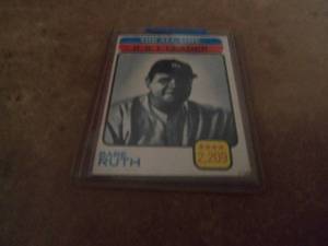 lot 225 image: Babe Ruth Card...