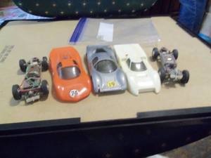 lot 227 image: 1967 Eldon Chaparral Slot Cars...