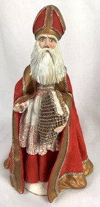 lot 12 image: Duncan Royale St. Nicholas Bishop of Myra from History of Santa Collection, Numbered Lim. Ed.