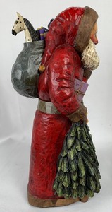 lot 41 image: Leo Smith Folk Art Weihnactsmann Figure from Especially For You Collection, Numbered Lim. Ed., Signed