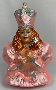 lot 70 image: Christopher Radko Glinda, Good Witch of the North Glass Ornament from The Wizard of Oz Collection, NLE #66410,000