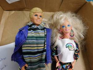 lot 13 image: Vintage Barbie and Ken #2