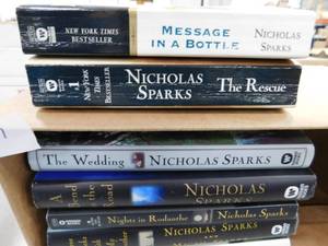 lot 57 image: 8 - Nicholas Sparks Books