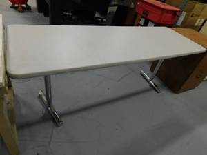 lot 77 image: Folding Table - 72 x 24 x 28(h)