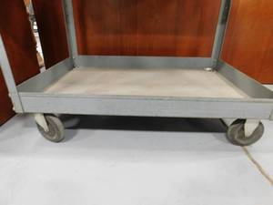 lot 90 image: Rolling Metal Work Cart - 36 x 24