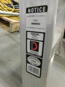 lot 109 image: 26 Step Stool