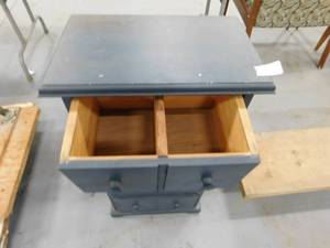 lot 135 image: Small Wood Storage Unit - 16 x 9.5 x 30(h)