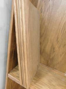 lot 149 image: Wood Shelving Unit - 30(w) x 16.5(d) x 80(h)