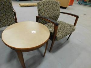 lot 170 image: Chair & Side Table