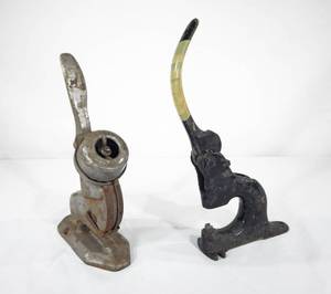 Antique F.H. Smith MFG Company The Universal Punch and Vintage Bates Automatic Eyeletter