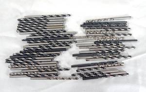 Lot of 50 Assorted 1164 Inch Drill Bits