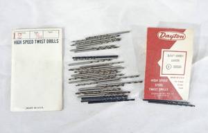 Lot of 44 Assorted 564 Inch Drill Bits