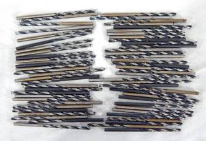 Lot of 60 Assorted 764 Inch Drill Bits