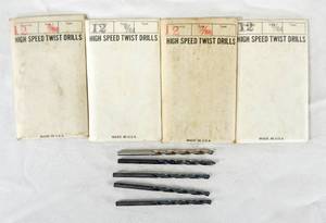 Lot of 53 Assorted 964 Inch Drill Bits