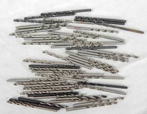 Lot of 53 Assorted 964 Inch Drill Bits