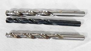 Lot of 3 Assorted 2564 Inch Drill Bits