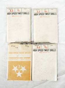 Lot of 48 Assorted 1564 Inch Drill Bits