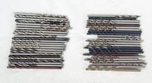 Lot of 48 Assorted 332 Inch Drill Bits