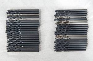 Lot of 40 Assorted 18 Inch Stub Drill Bits
