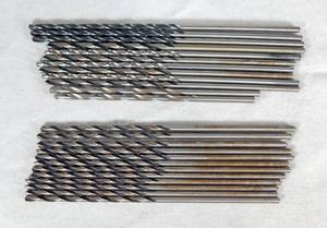 Lot of 24 Assorted Long 18 Inch Drill Bits